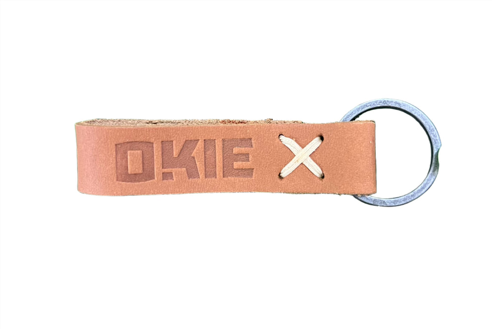 
                  
                    Leather OKIE Keychain
                  
                