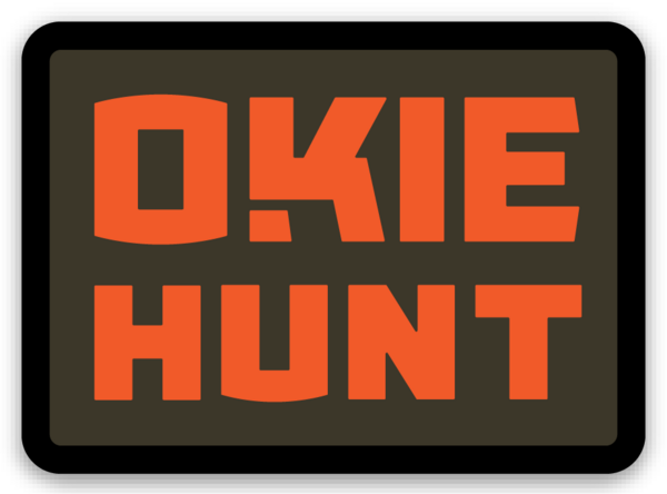 Orange Okie Hunt Sticker