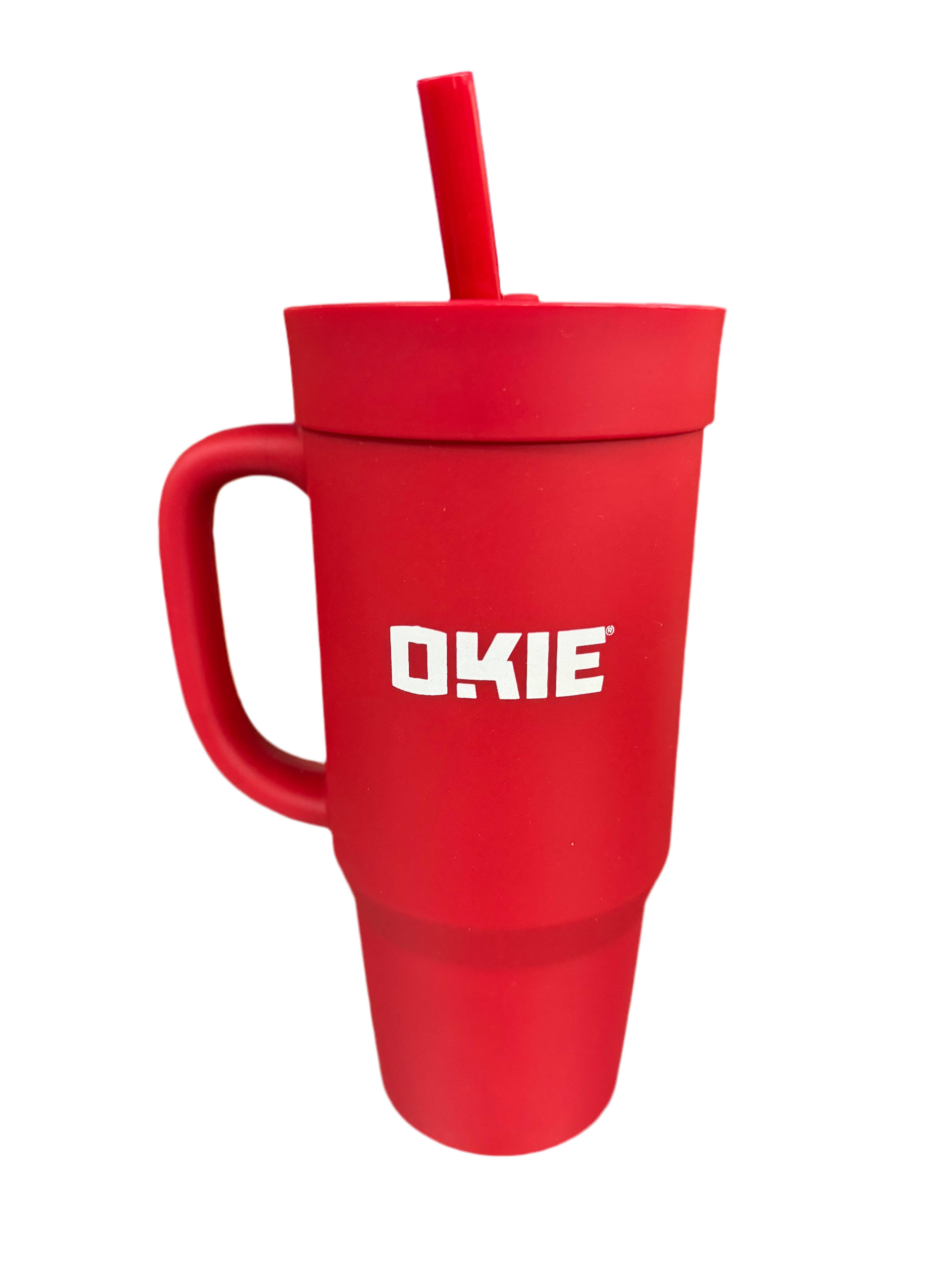 32oz. OKIE Silicone Tumbler-Red