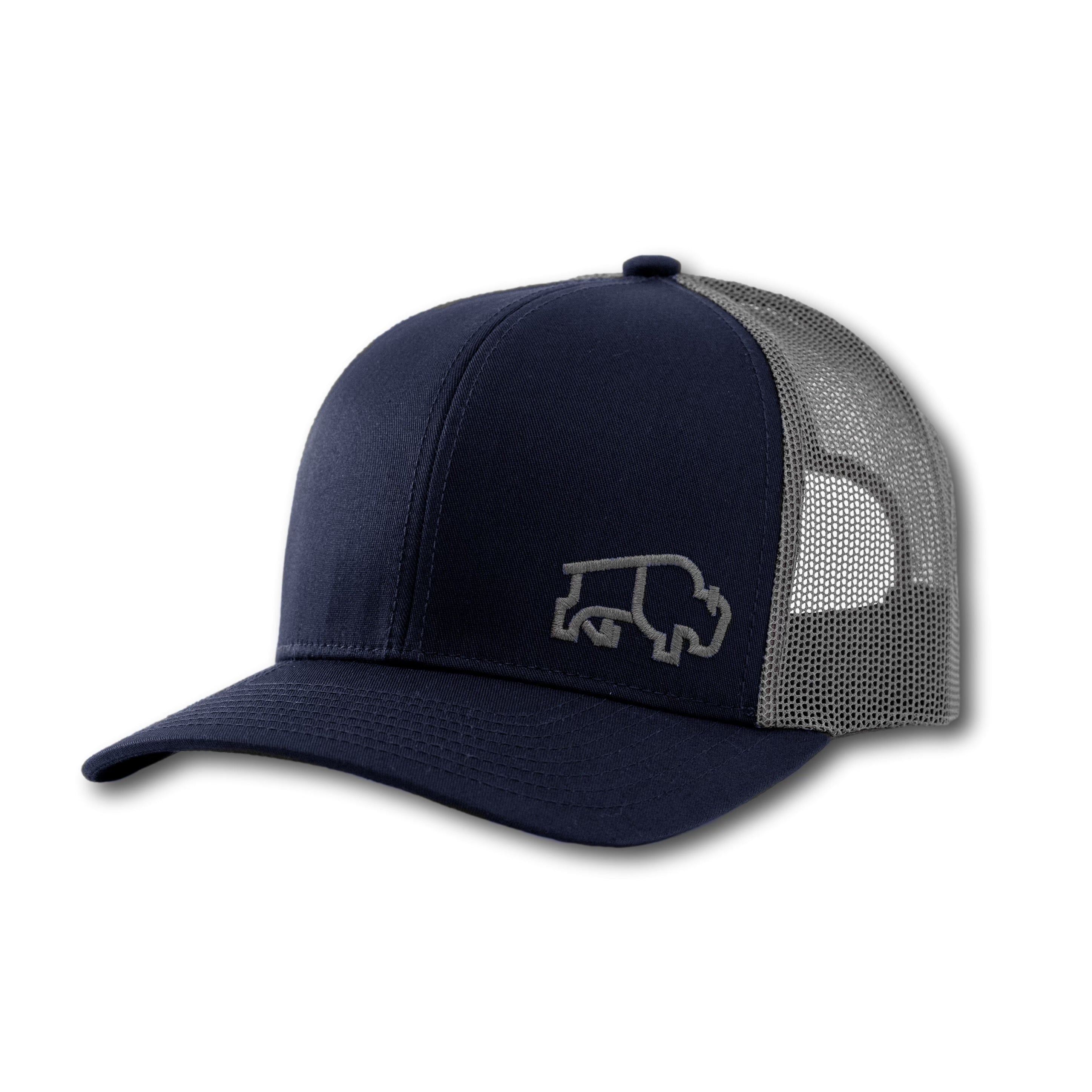 Side Bison-Nvy/Gry