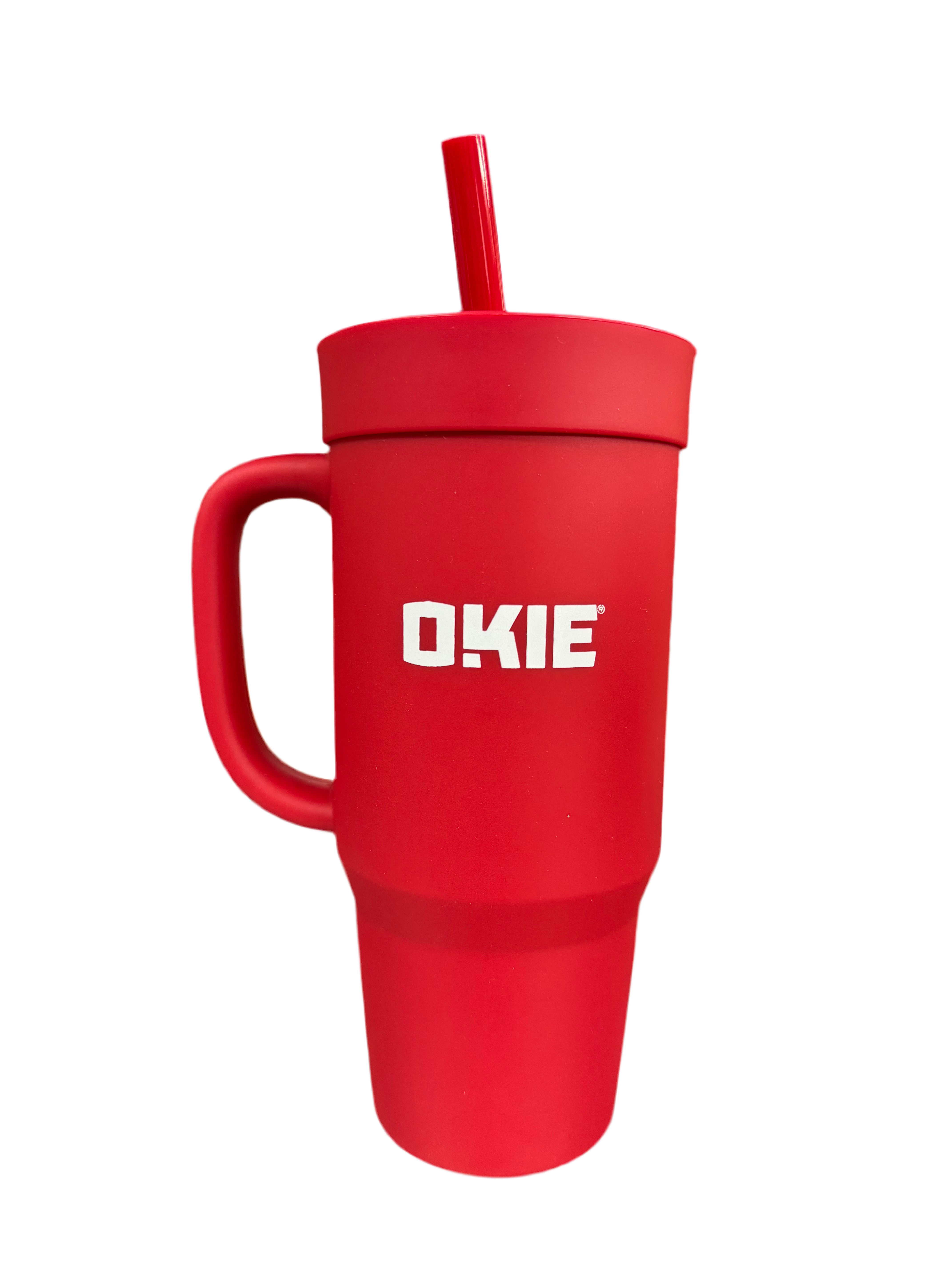 32oz. OKIE Silicone Tumbler-Red
