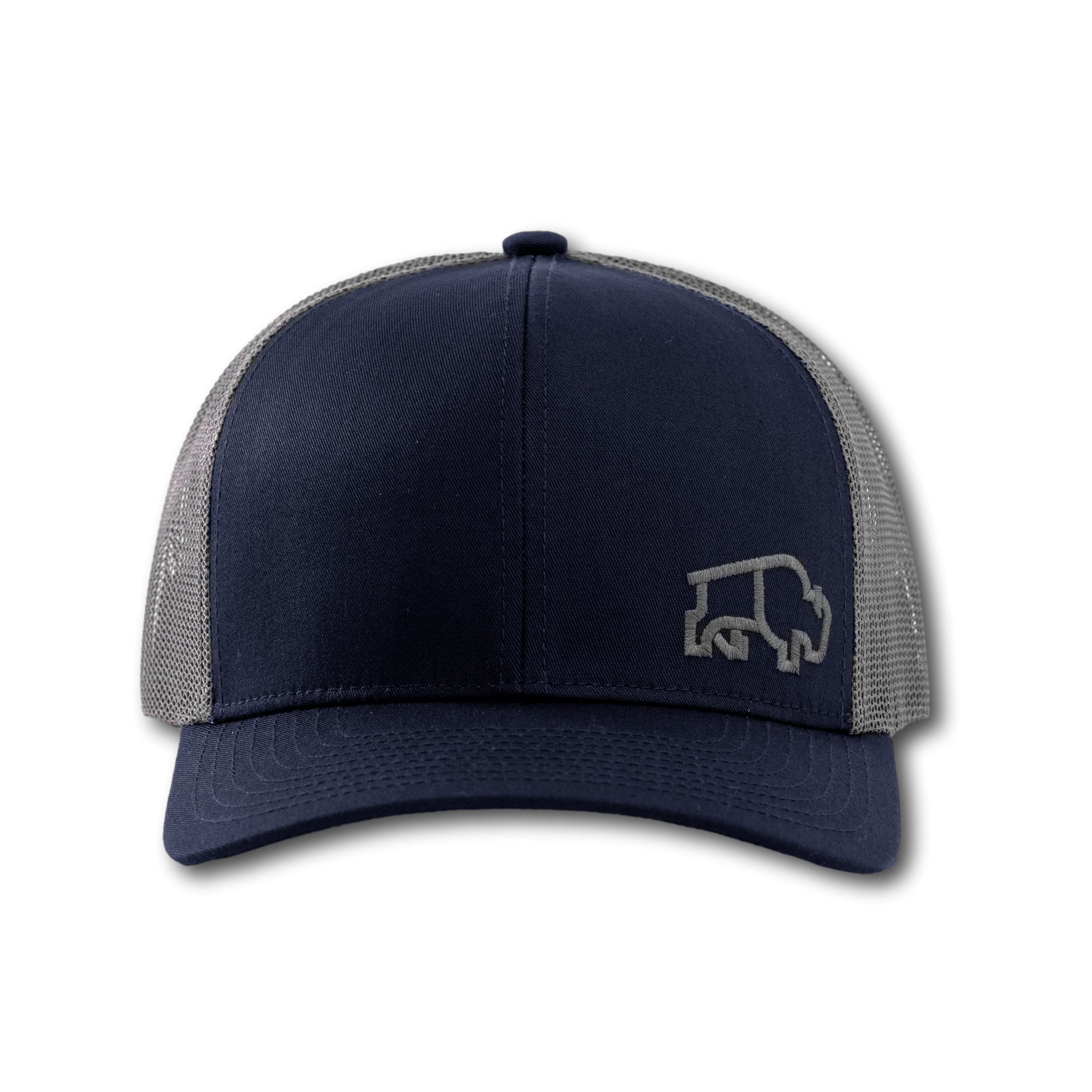 Side Bison-Nvy/Gry