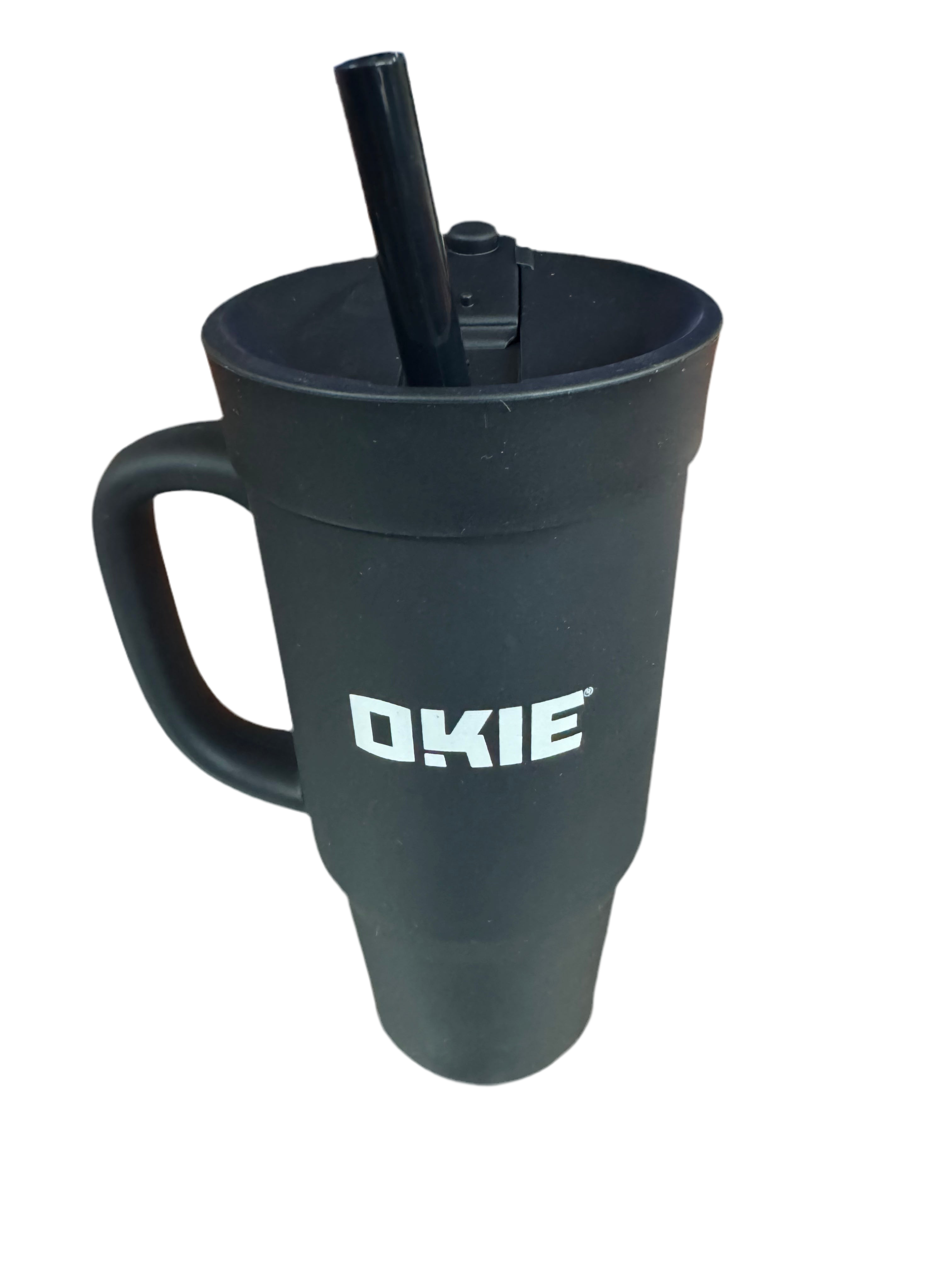 32oz. OKIE Silicone Tumbler-Blk