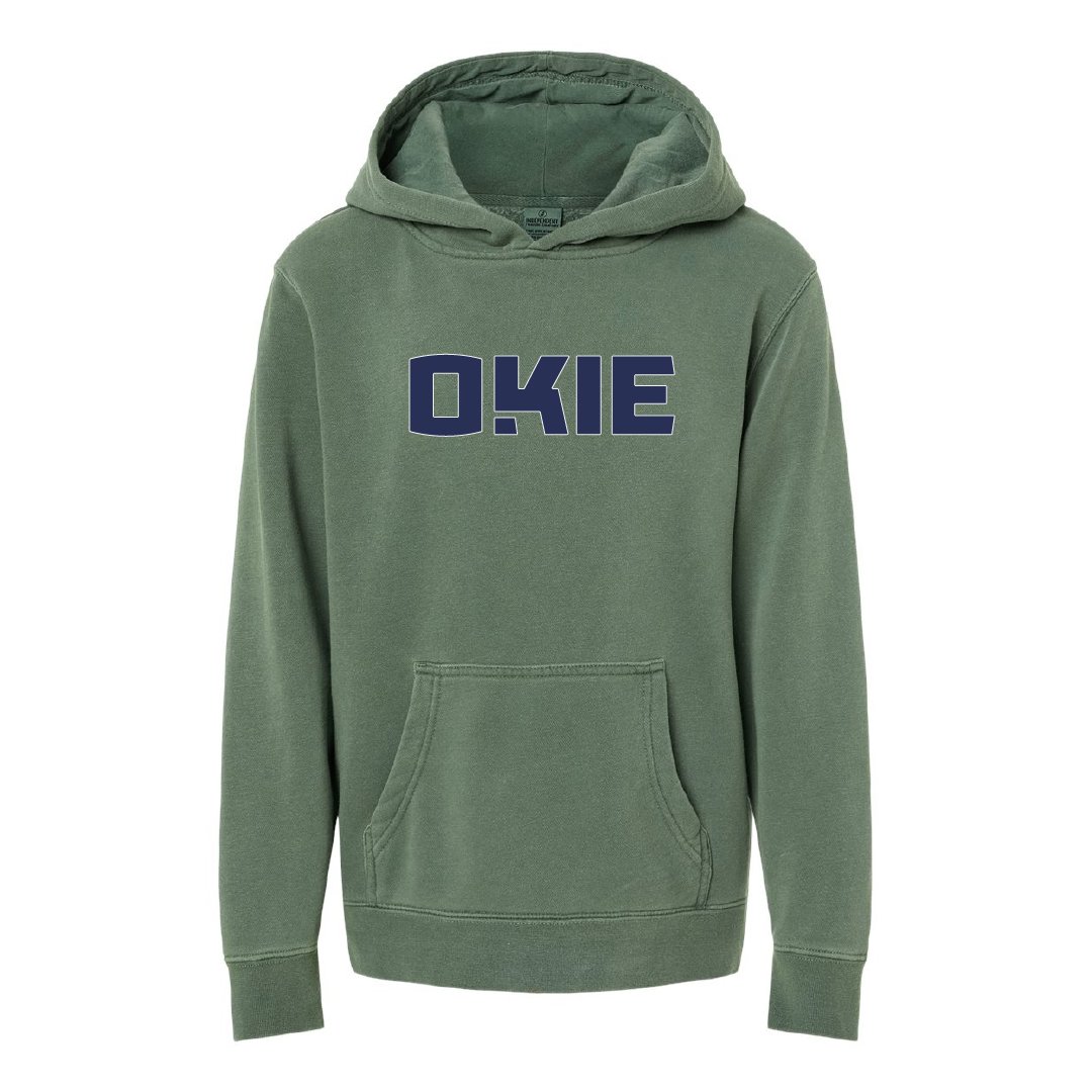 YOUTH-Forest Green Okie Hoodie