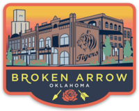 BA Rose District Sticker