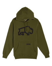 Bison Okie Hoodie-Green