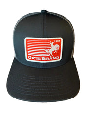 Retro Bronc Rodeo-nvy/gry