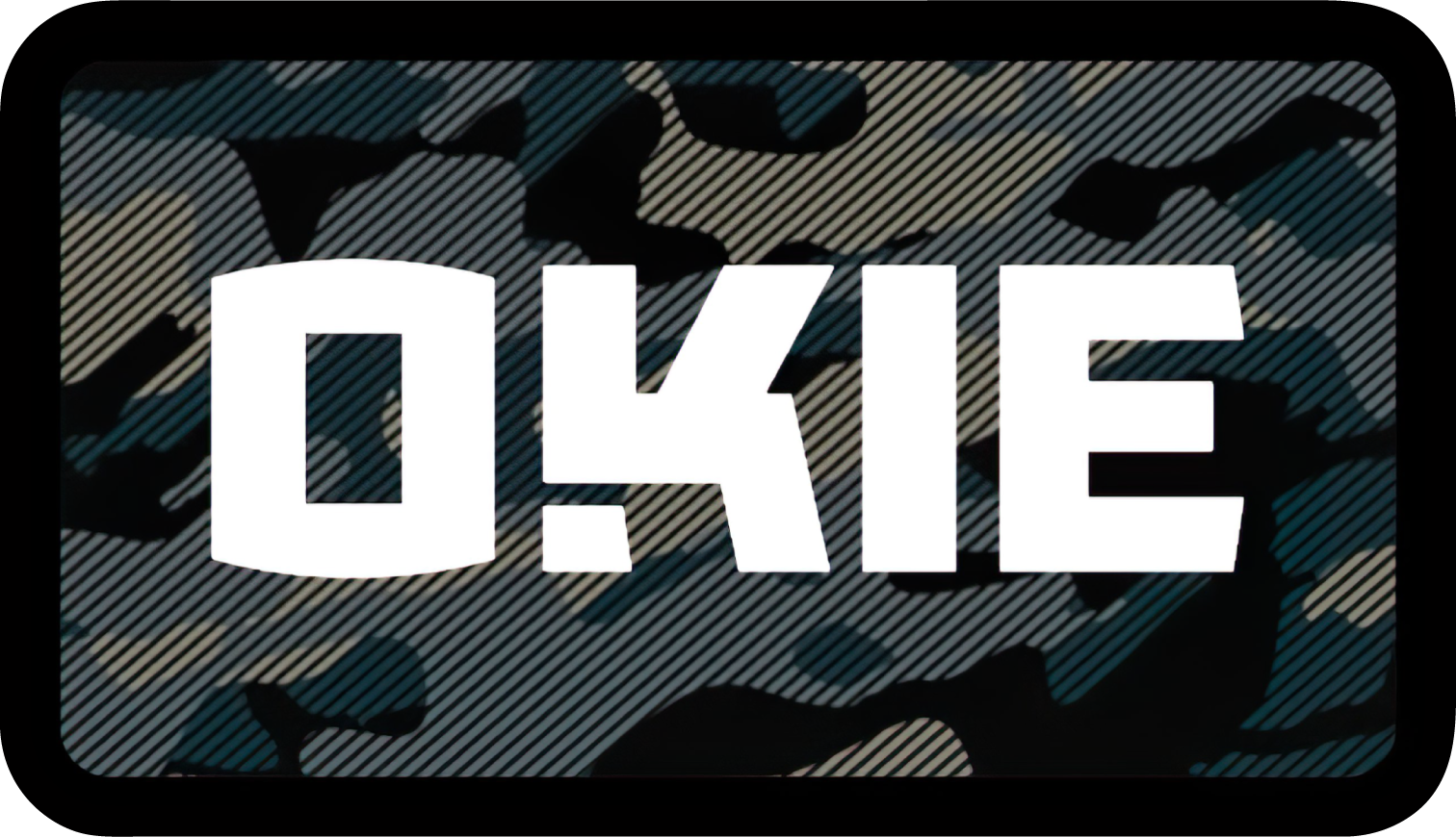 Okie Camo Patch Sticker