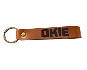 
                  
                    Leather OKIE Keychain
                  
                