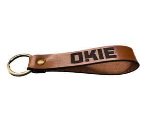 
                  
                    Leather OKIE Keychain
                  
                