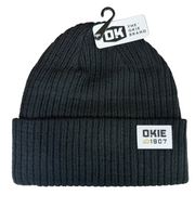 Okie Bison 1907 Beanie-Black