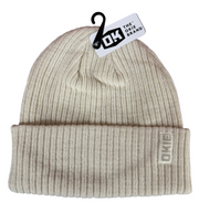 Tonal Patch Beanie-Oat Milk