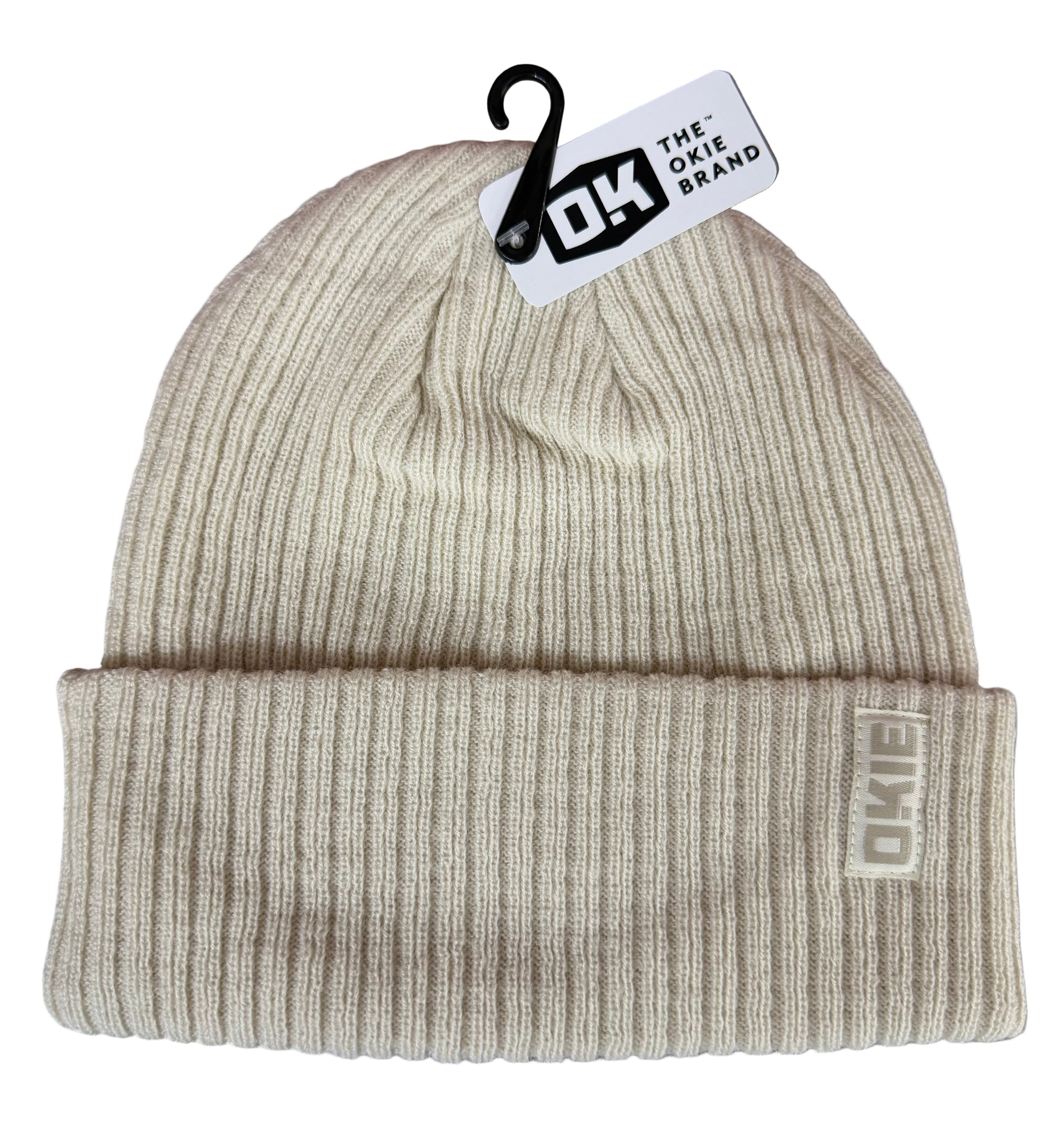 Tonal Patch Beanie-Oat Milk