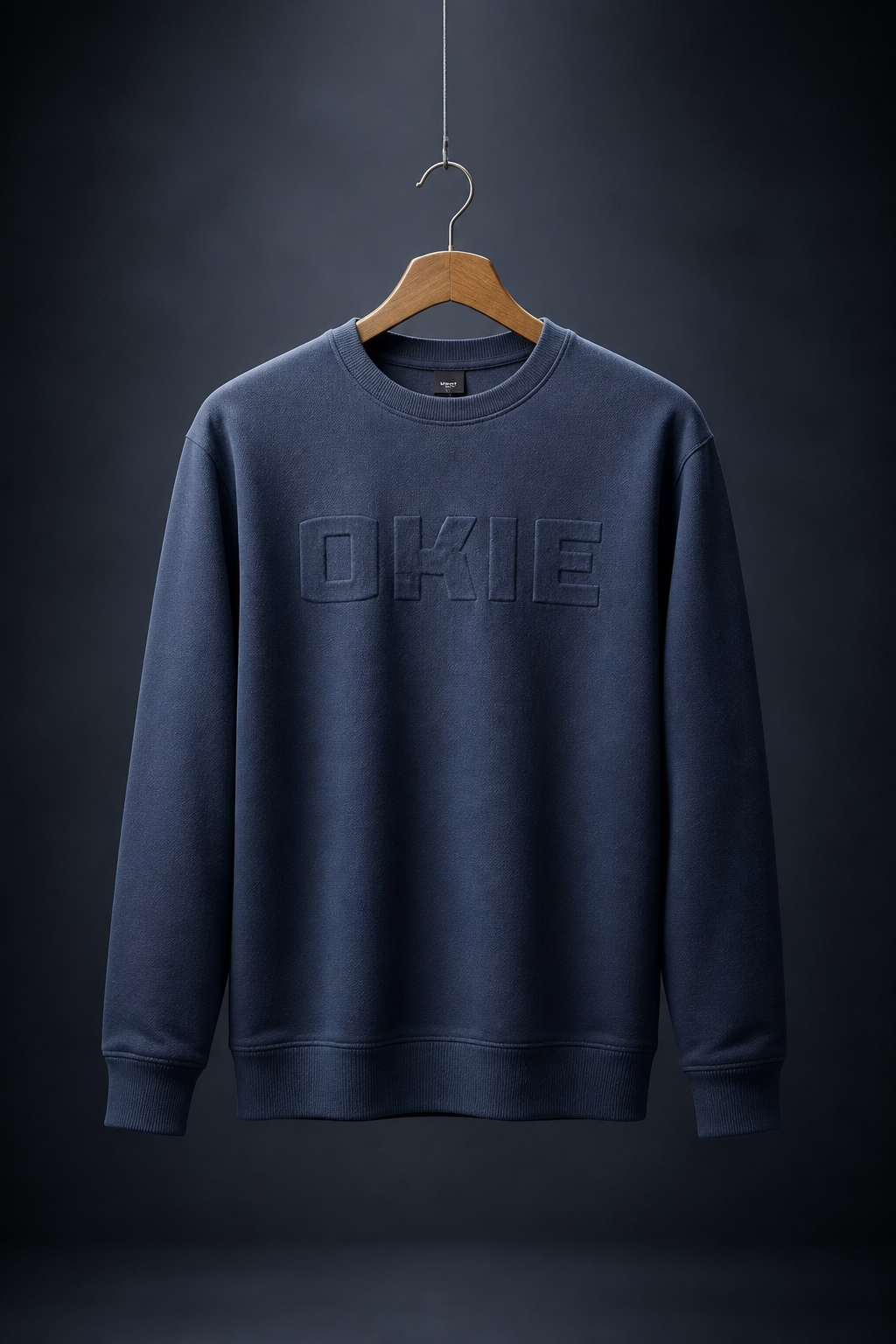 OKIE Puff Sweatshirt-Indigo