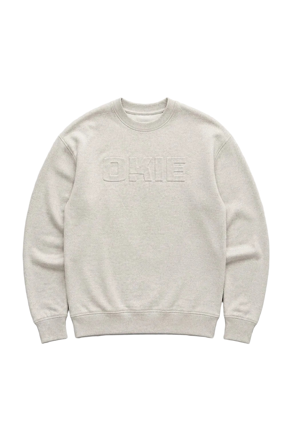 OKIE Puff Sweatshirt-Beige