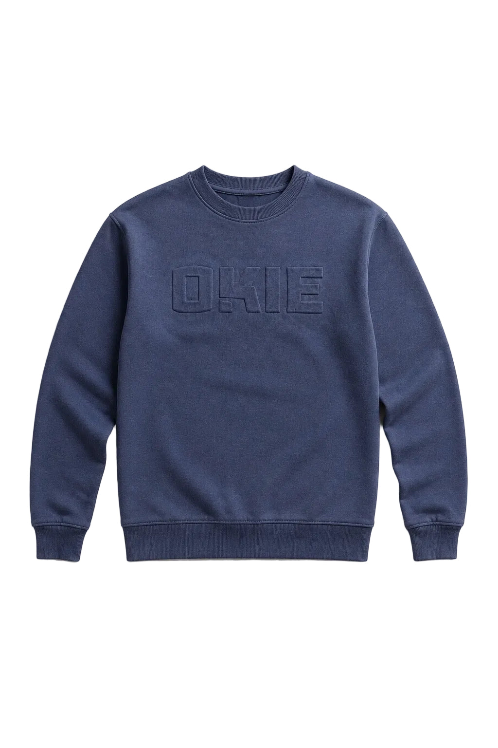 OKIE Puff Sweatshirt-Indigo