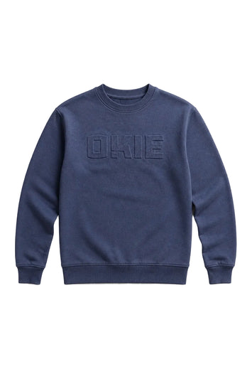 OKIE Puff Sweatshirt-Indigo
