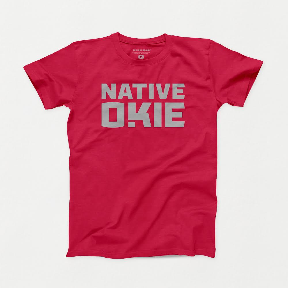 Native Okie T-Red