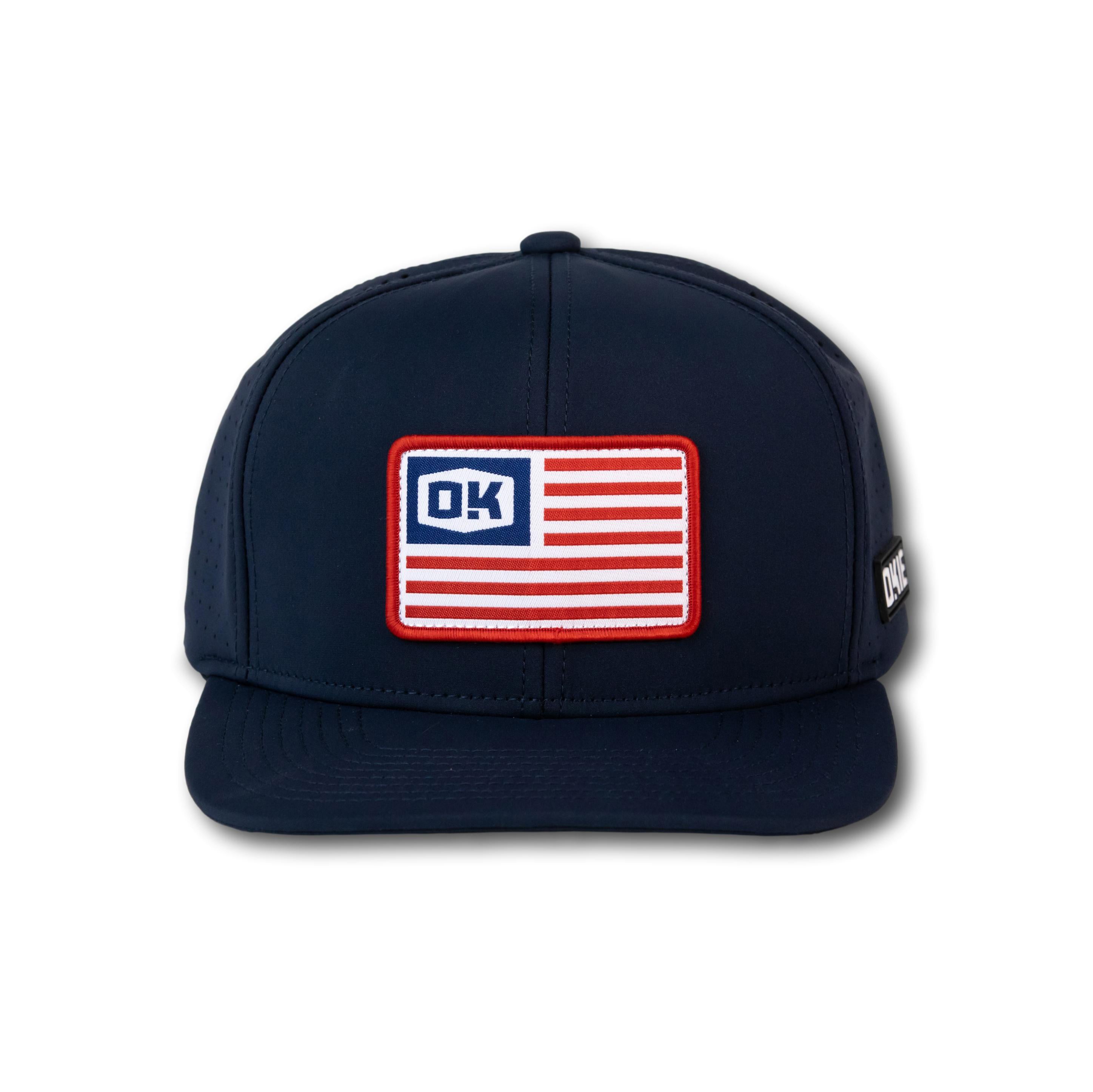 Merica Perfomance-Navy Flatbill