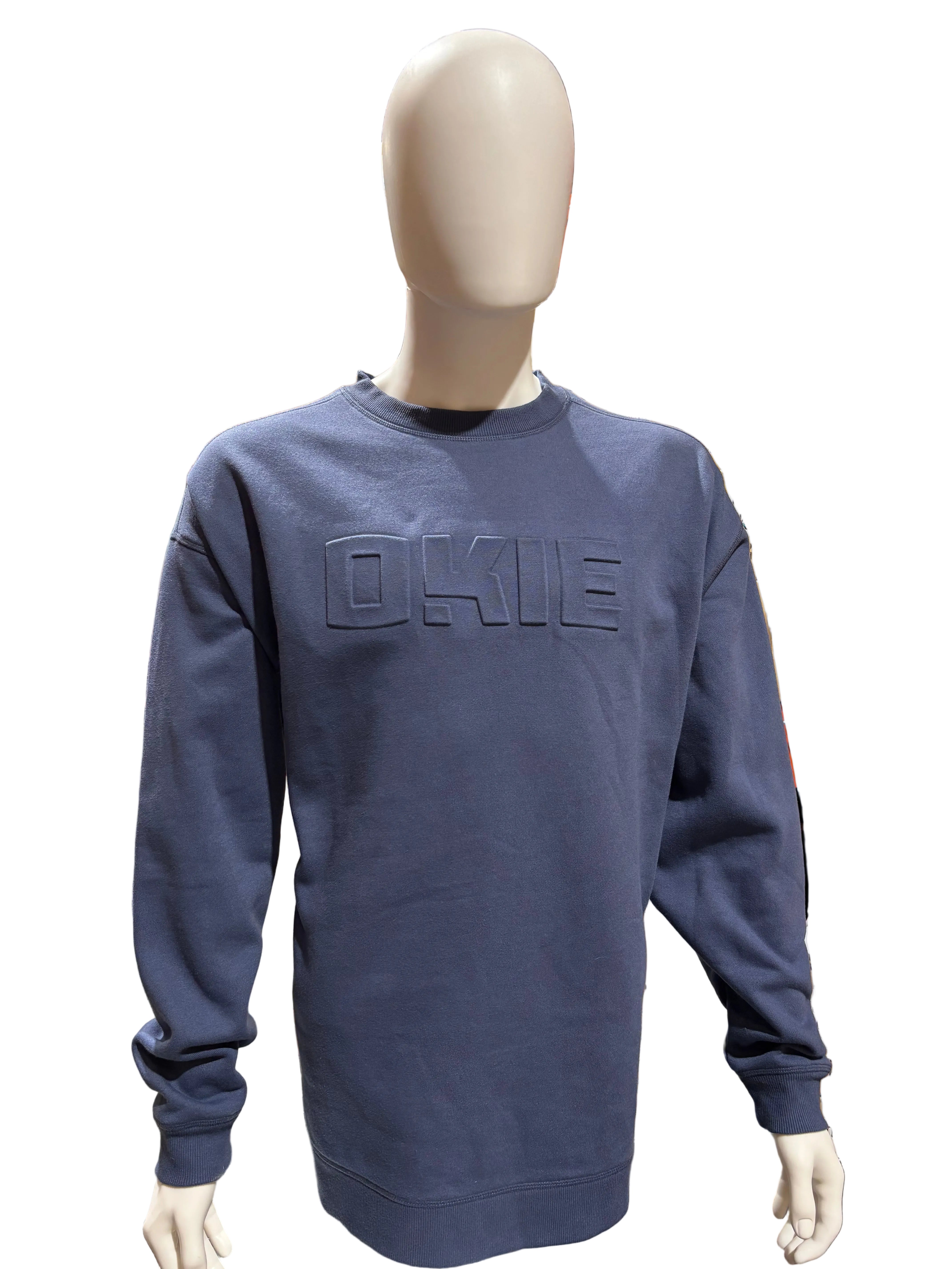 OKIE Puff Sweatshirt-Indigo