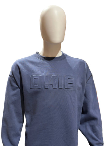 OKIE Puff Sweatshirt-Indigo