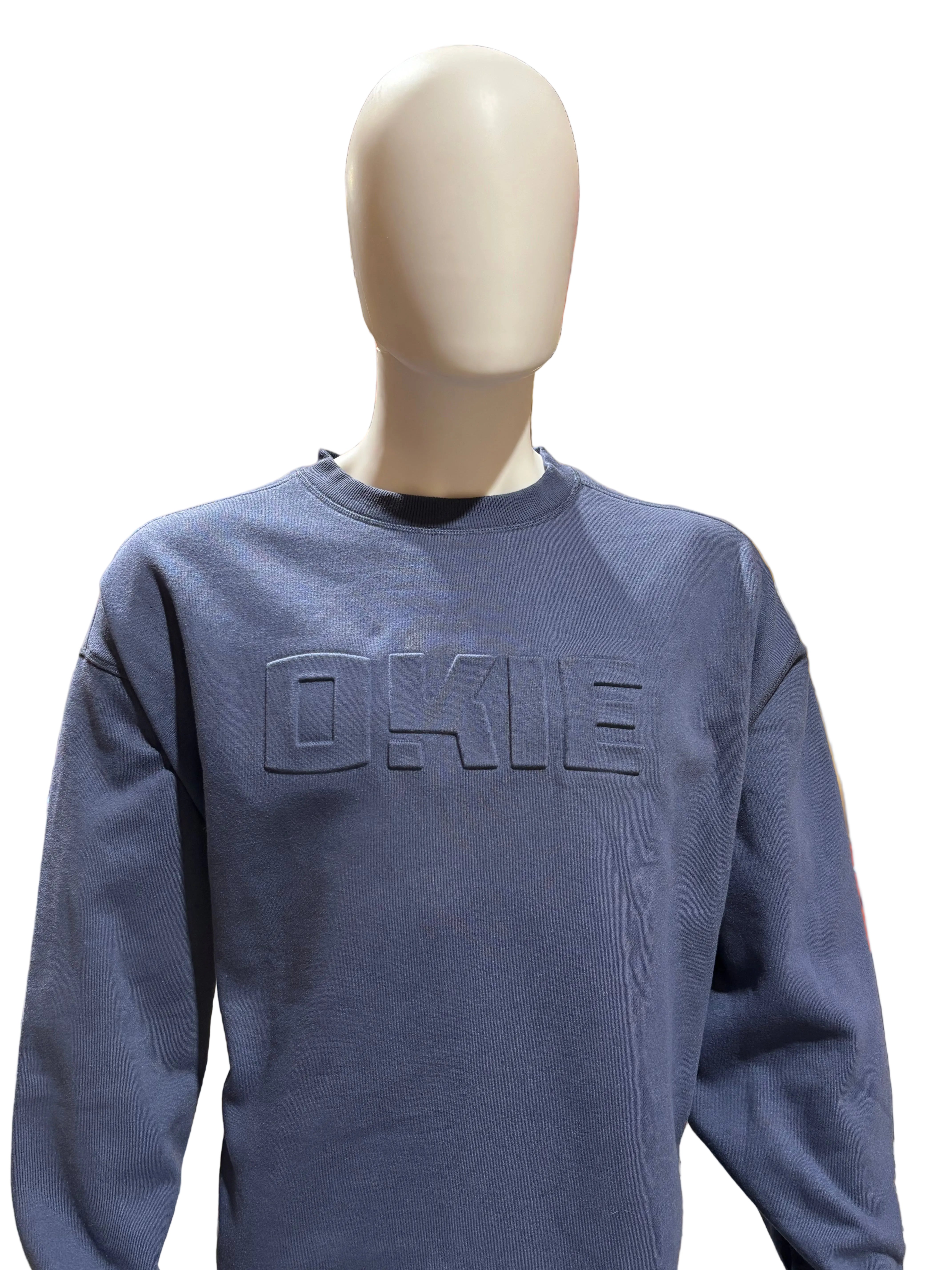 OKIE Puff Sweatshirt-Indigo