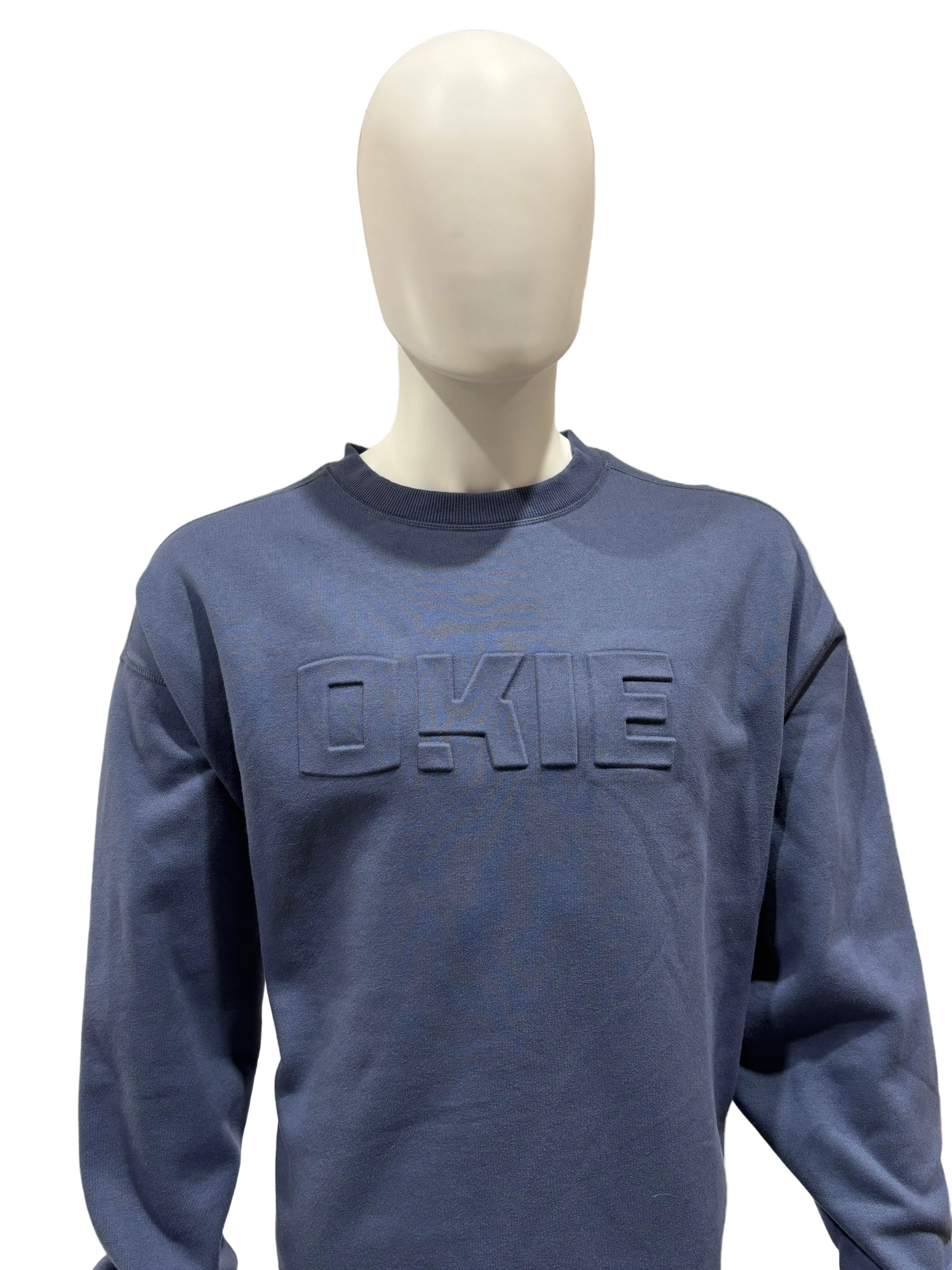 OKIE Puff Sweatshirt-Indigo