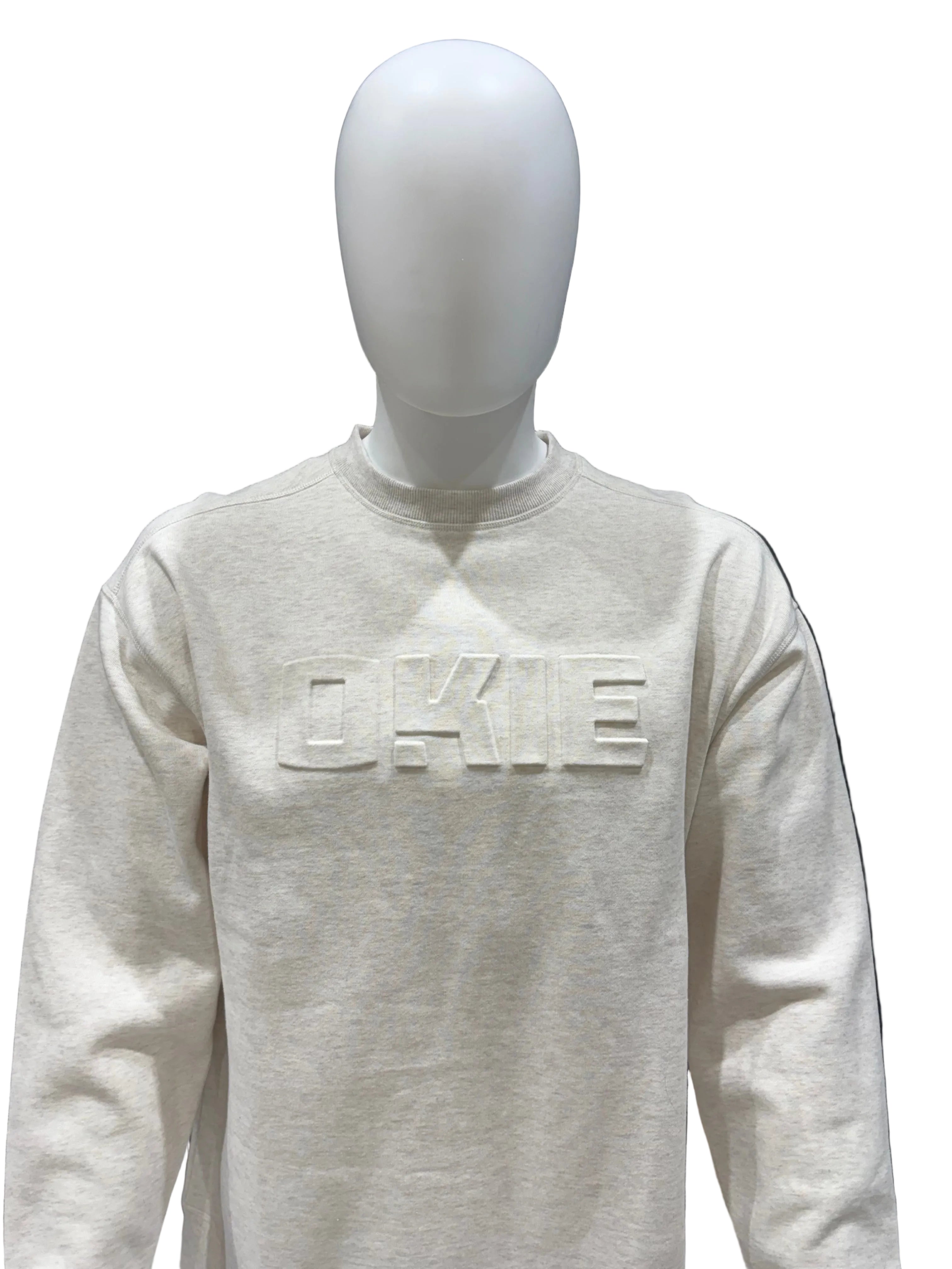 OKIE Puff Sweatshirt-Beige