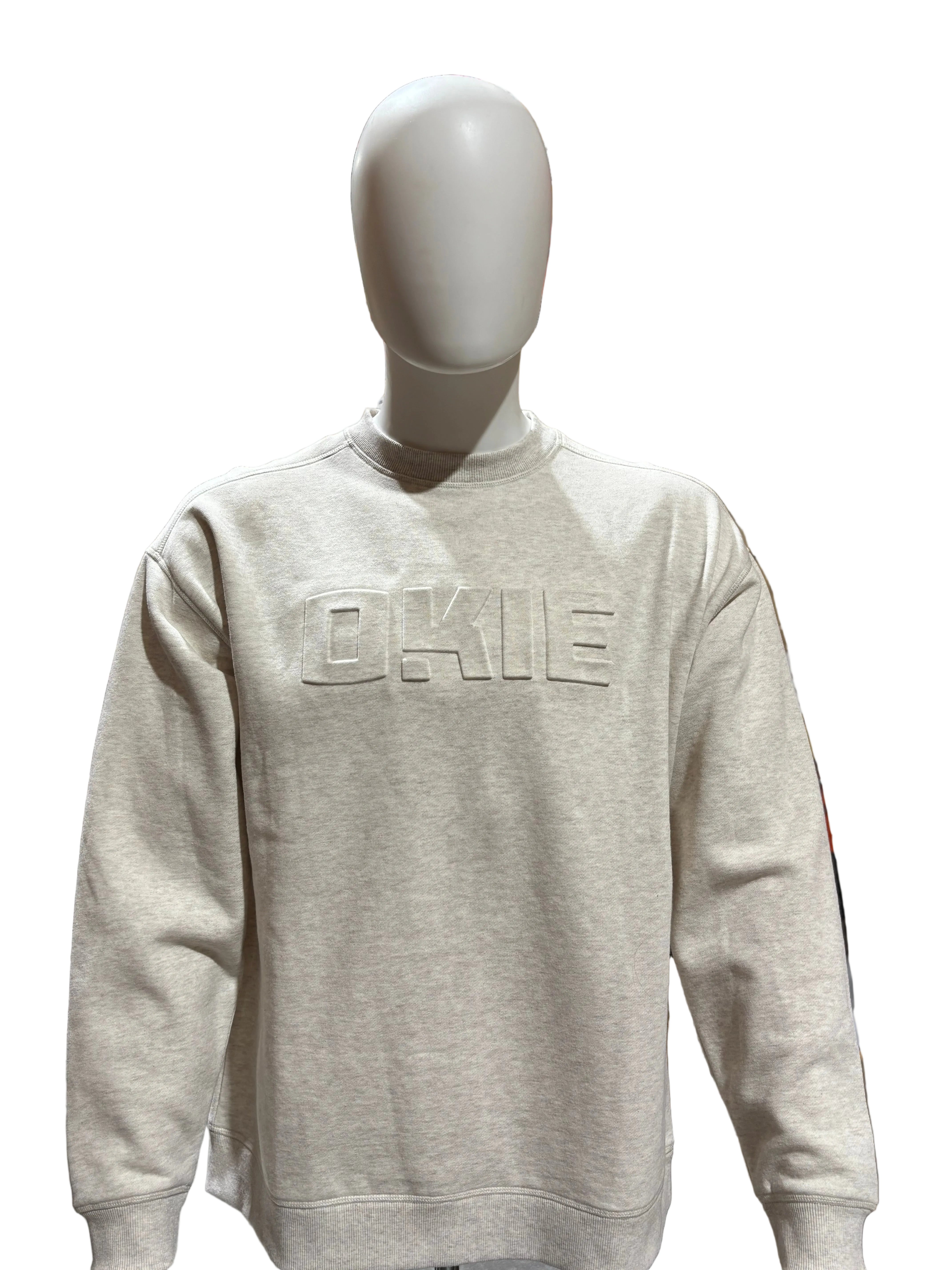 OKIE Puff Sweatshirt-Beige