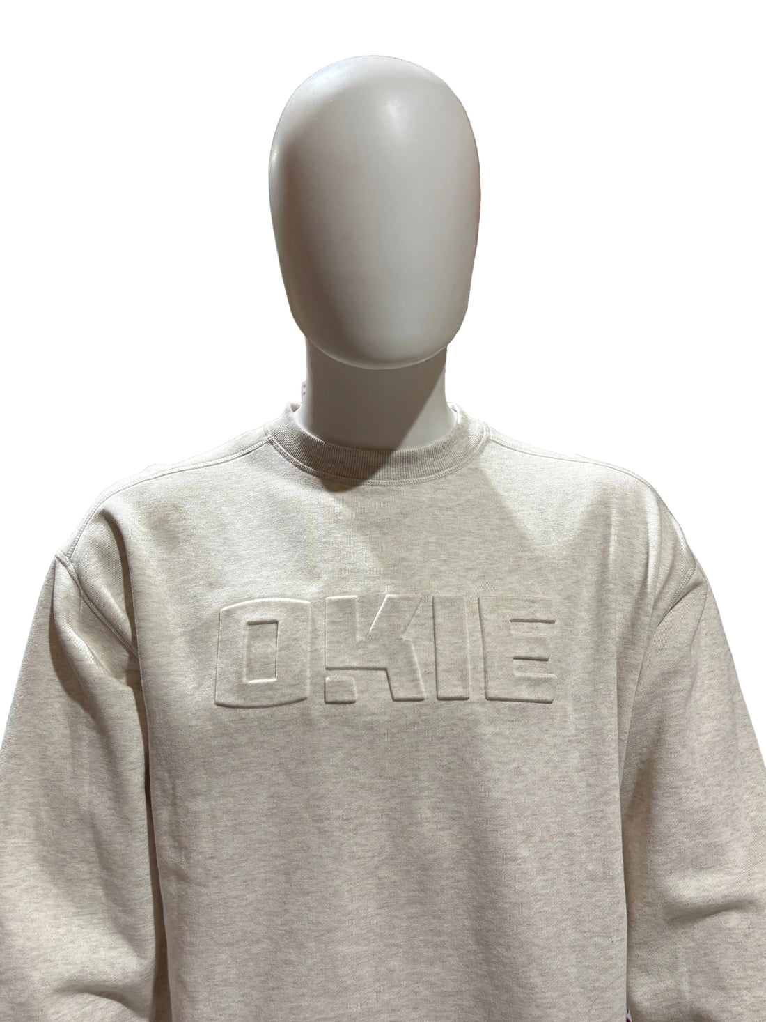 OKIE Puff Sweatshirt-Beige