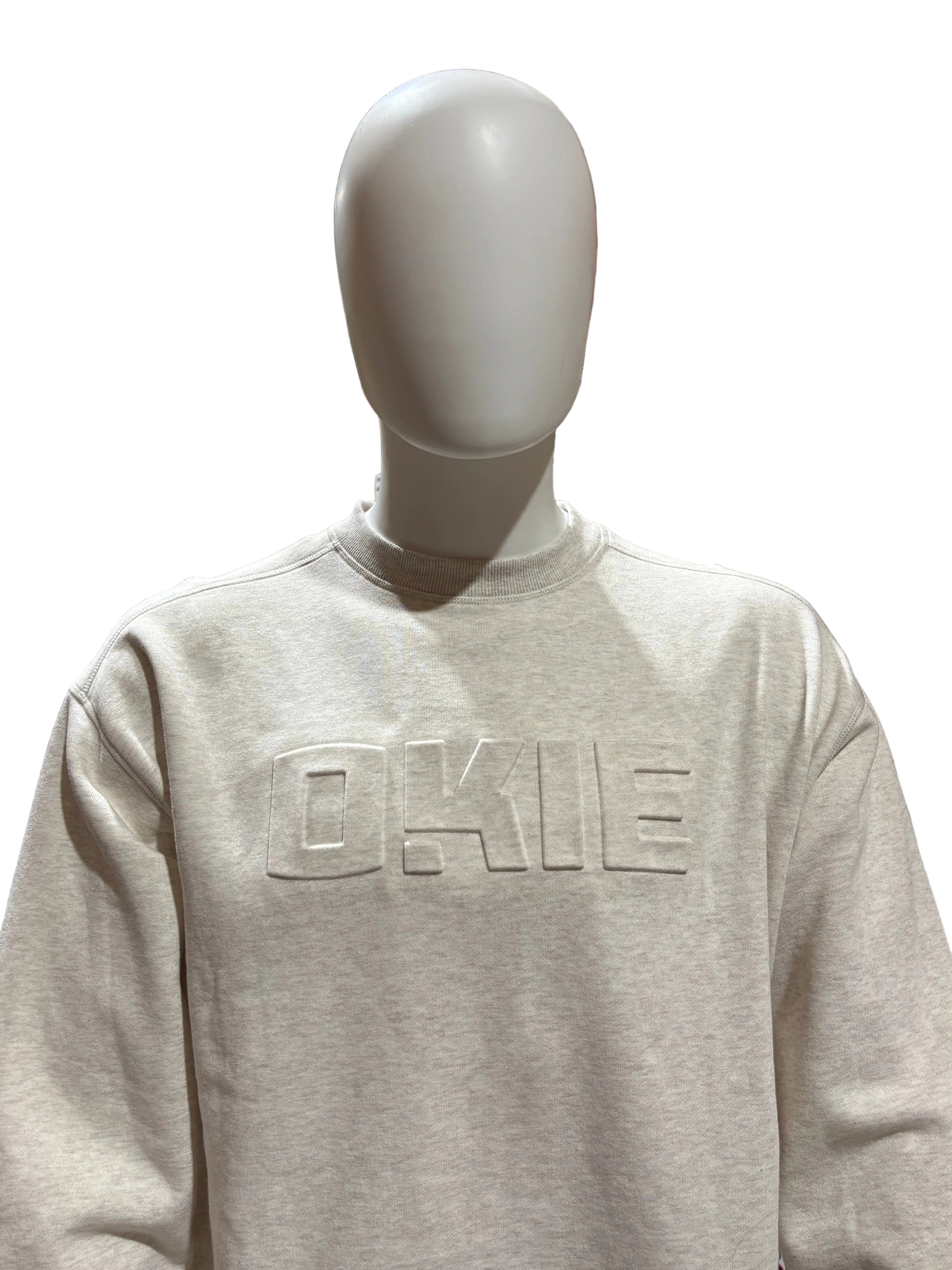 OKIE Puff Sweatshirt-Beige