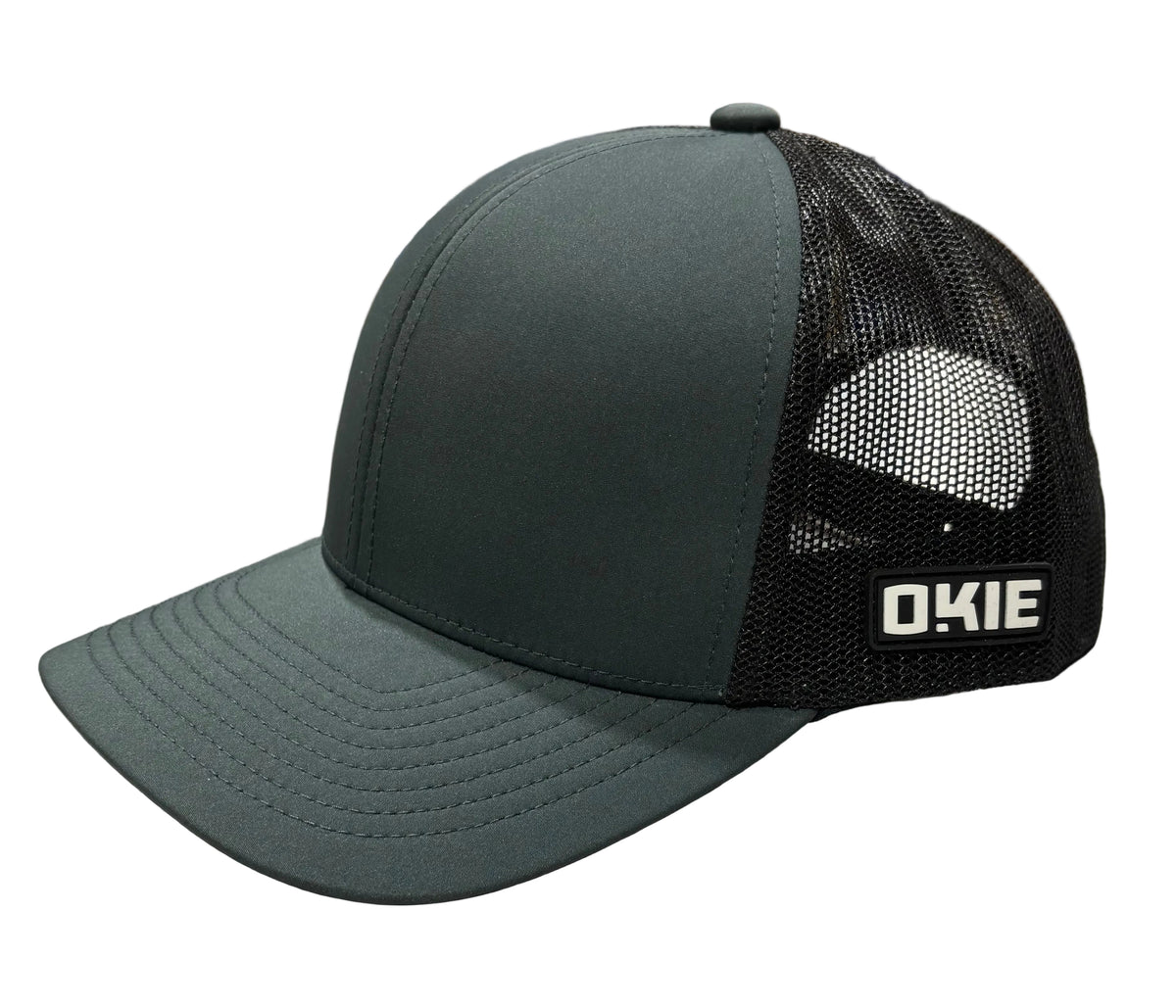 Blank Grey Performance/Black Mesh Trucker