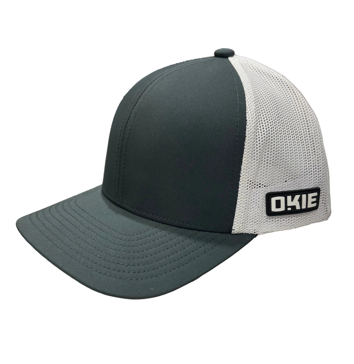 Blank Grey Performance/White Mesh Trucker