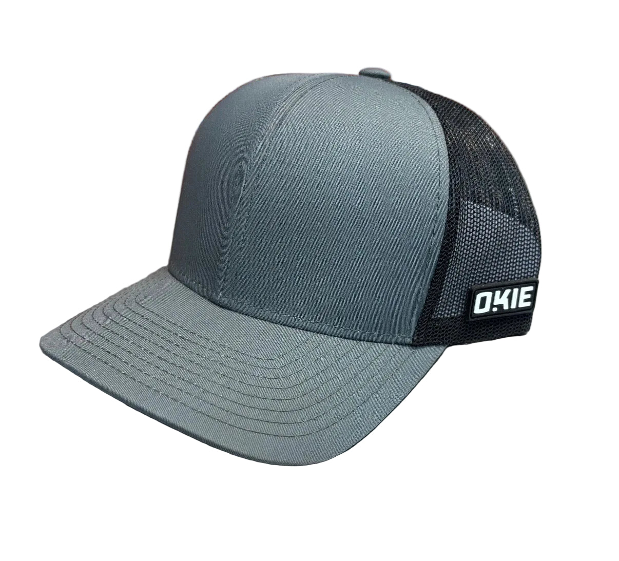 Blank Grey/Black Okie Trucker