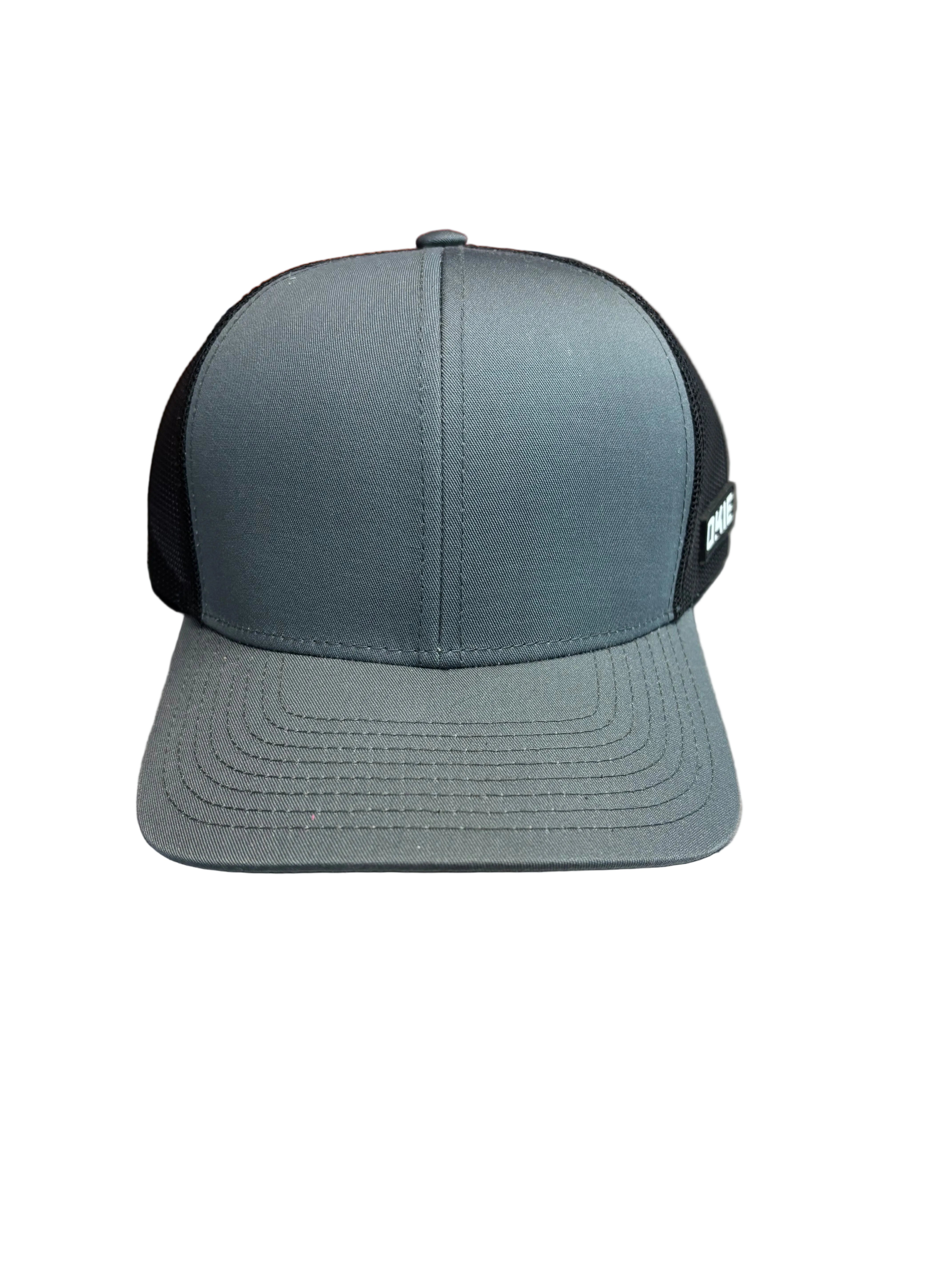 Blank Grey/Black Okie Trucker