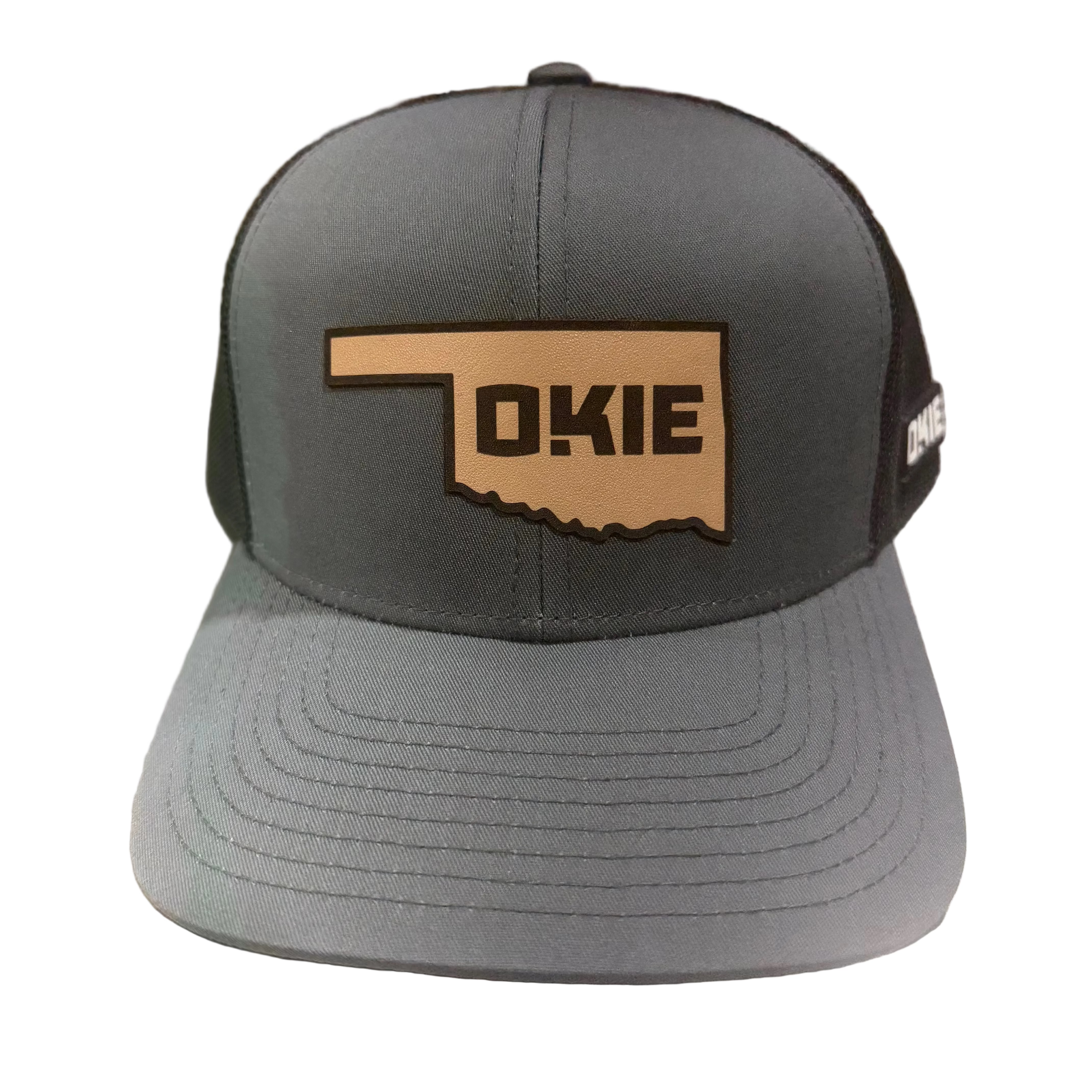 StAted Leather Patch-Gry/Blk