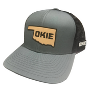 StAted Leather Patch-Gry/Blk