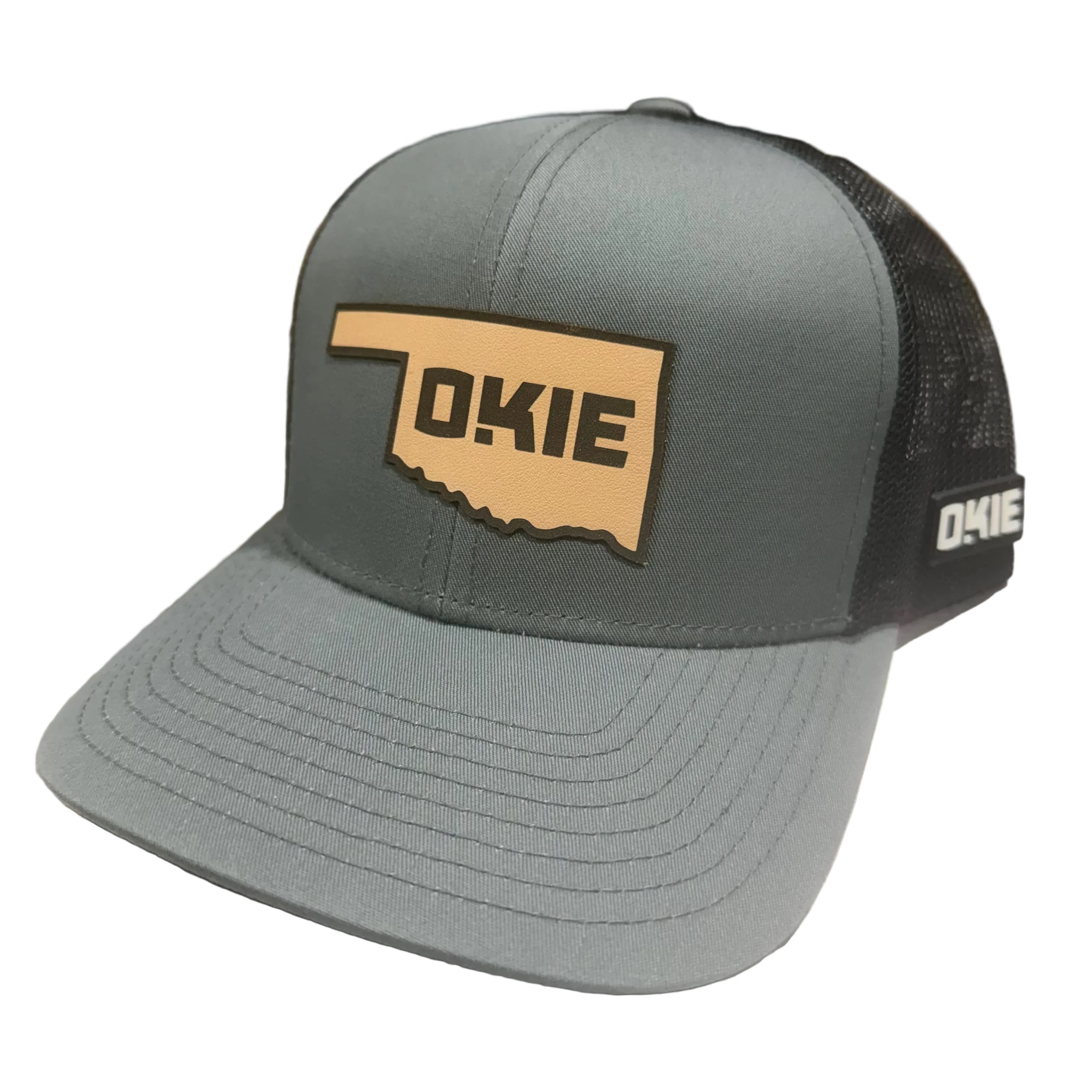 StAted Leather Patch-Gry/Blk
