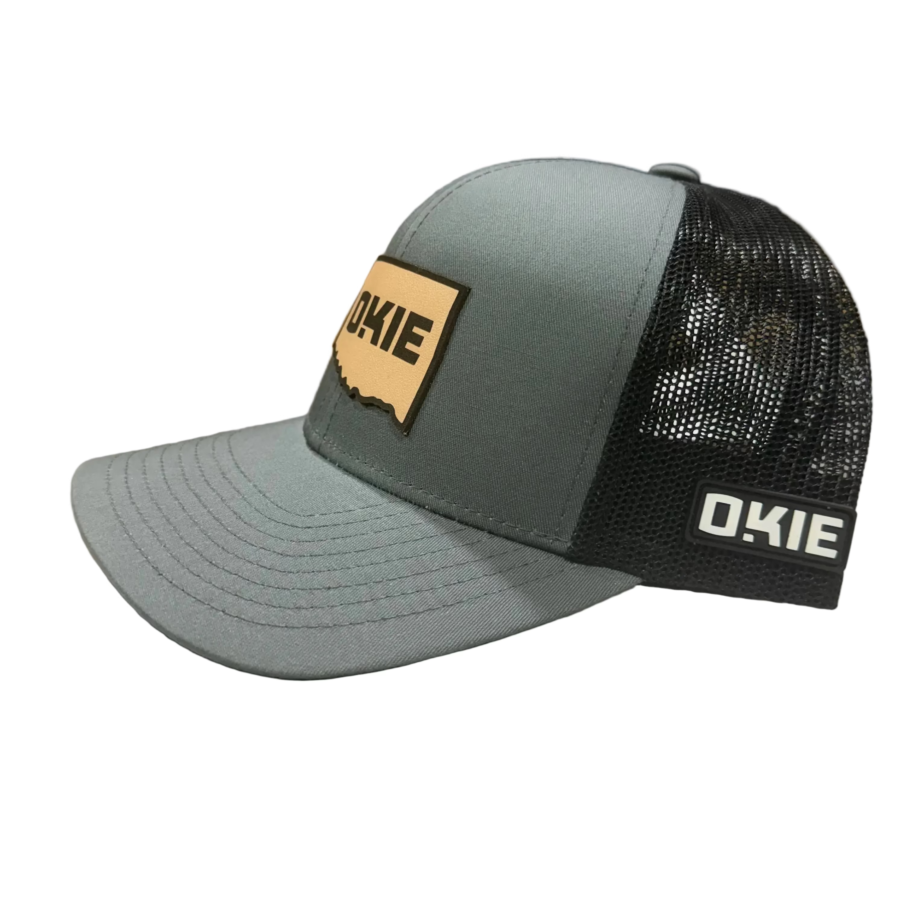 StAted Leather Patch-Gry/Blk