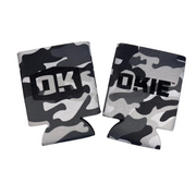 Black Camo Can Cooler