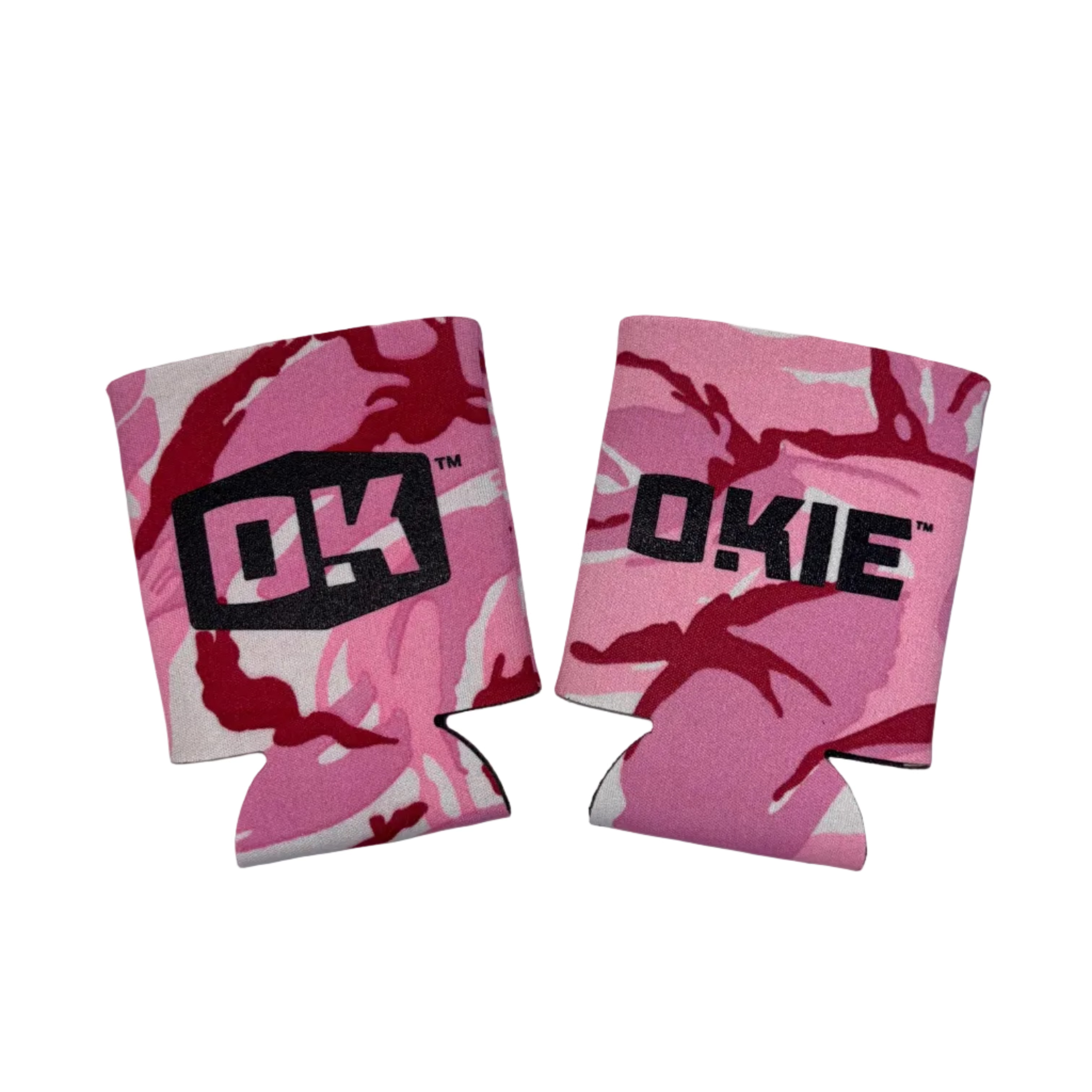 Pink Camo Can Cooler