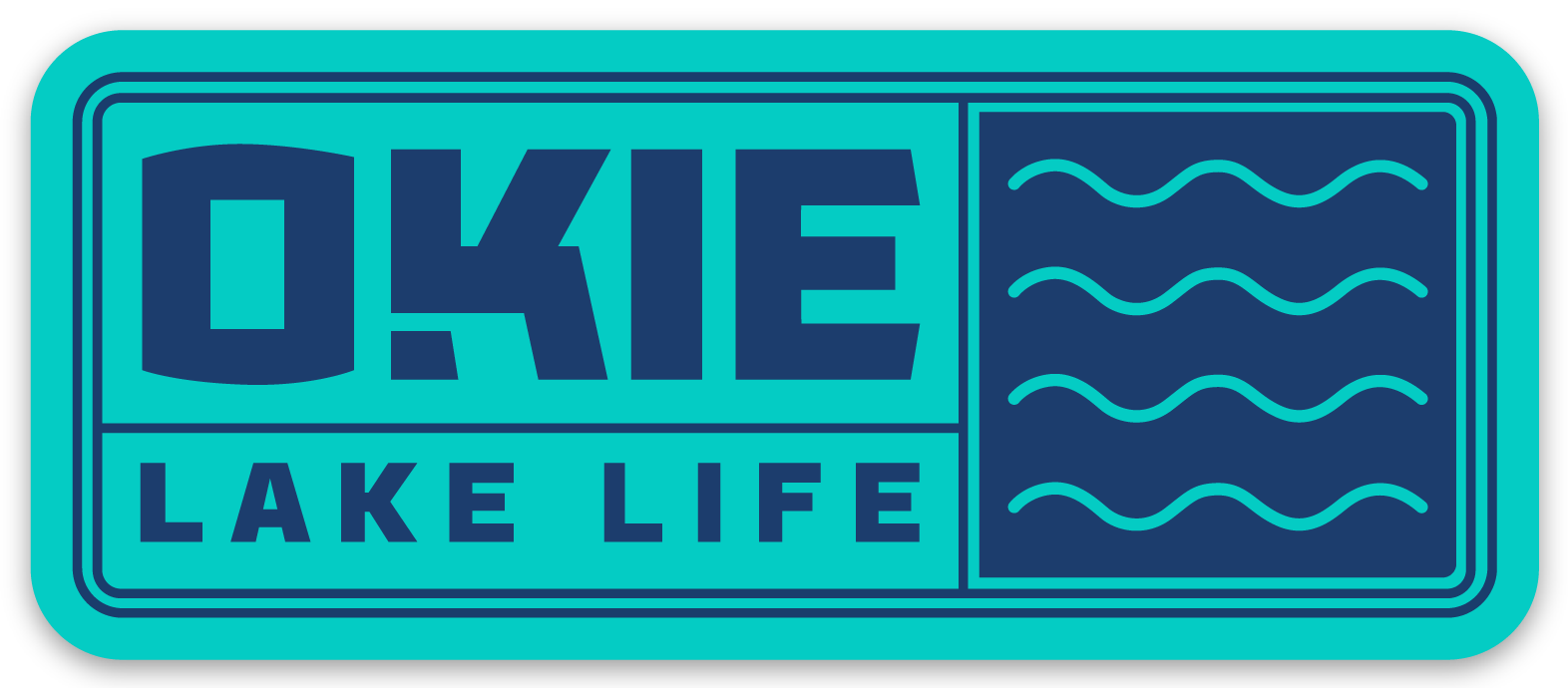 Lake Life Sticker