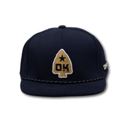 Pierce Performance w/rope- Navy Flatbill