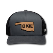 StAted Leather Patch-Gry/Blk