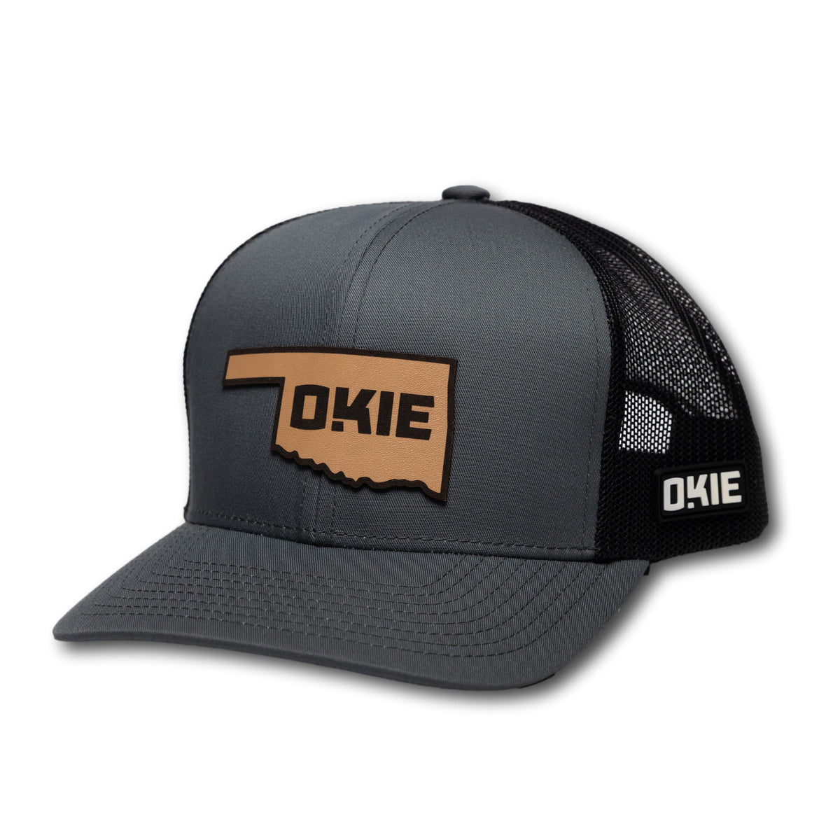 StAted Leather Patch-Gry/Blk