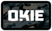 Okie Camo Patch Magnet