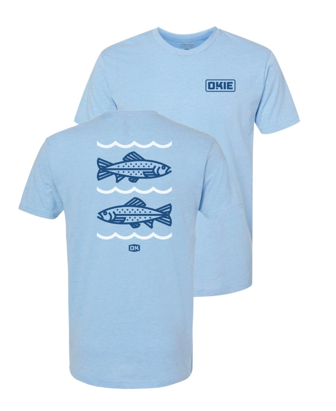 Okie Trout T-Blue
