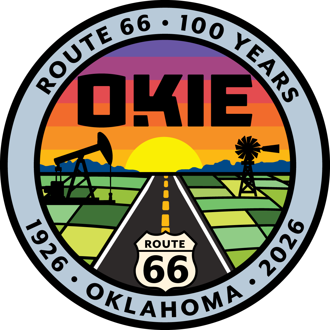 100 Year Rt. 66 Farm-Sticker