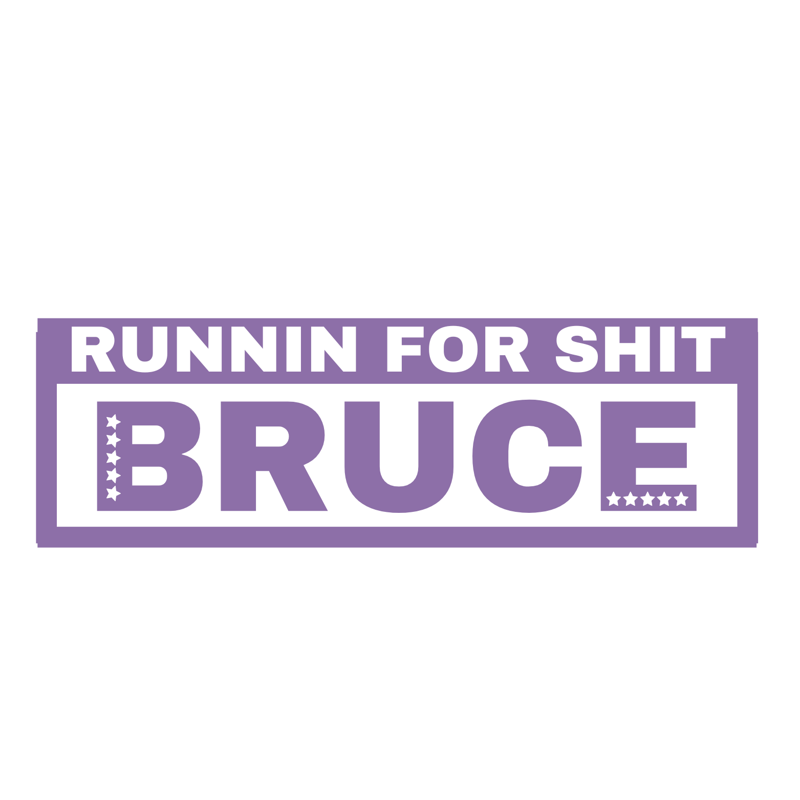 BRUCE Bumper Sticker