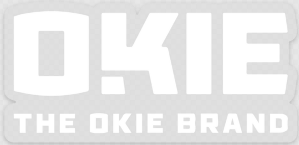 OKIE The Okie Brand White Decal